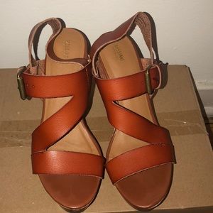 Sable Wedge Sandals